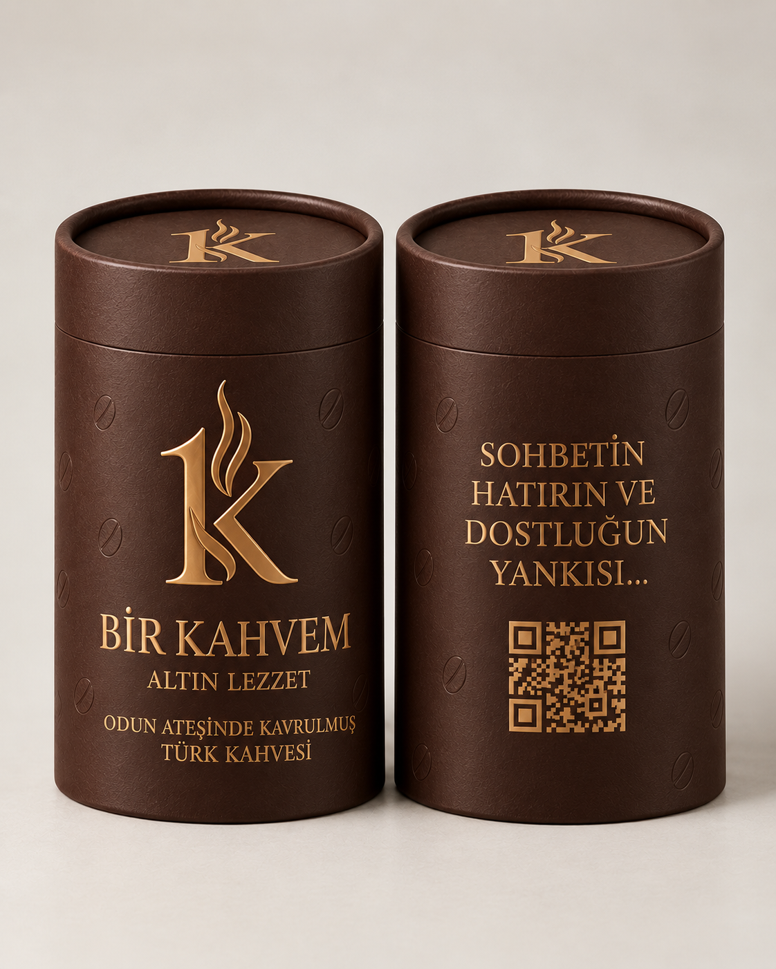 Odun Ateşinde Kavrulmuş Türk Kahvesi
